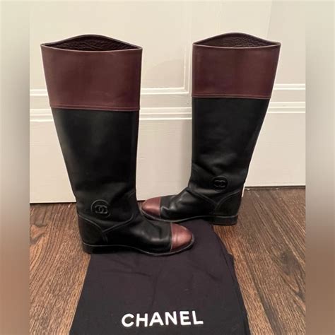 chanel two tone riding boots price|Chanel shoes for women.